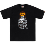 A Bathing Ape 1st Camo Milo On Ape Head Tee Tee