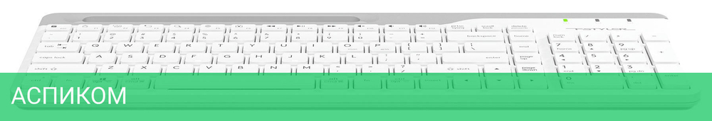 Клавиатура A4Tech Fstyler USB slim White белый/серый (FK25)