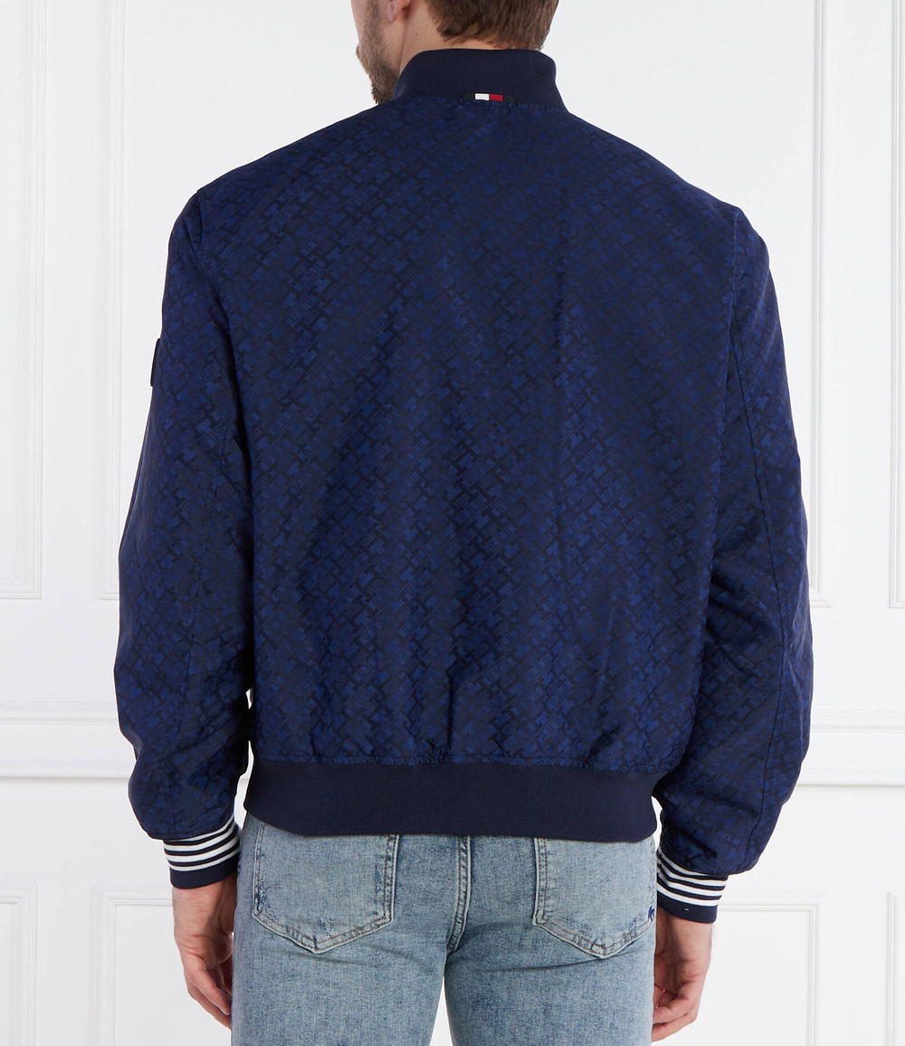 Двухсторонняя куртка бомбер Tommy Hilfiger - темно-синий(MW0MW34451)