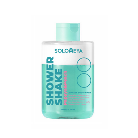 Solomeya Гель-шейк для душа ПАПАЙЯ И ПЕРСИК Shower Shake Papaya&Peach 300 мл