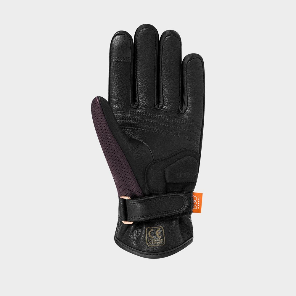 мотоперчатки RACER BELLA 3 Black Burgundy