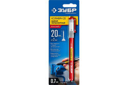 Перманентный маркер для отверстий ЗУБР Профессионал Колибри-20 0,7 мм, красный 06328-3