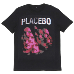 Футболка черная с коротким рукавом группы Placebo