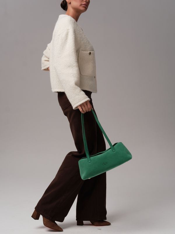 Замшевая сумка Raduy DBR 31127 брел.зеленый