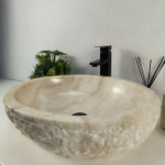 Раковина из оникса Erozy White EO-64377 56*47*15 0214