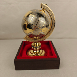 Глобус сувенирный "Золотой" (Златоуст)
