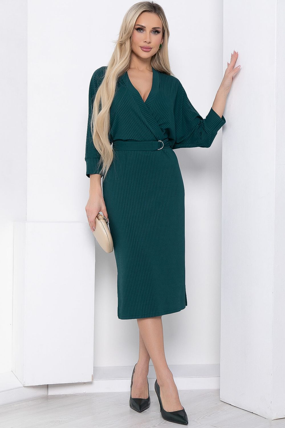 Платье "Фокси" (изумруд) П8653 LT Collection