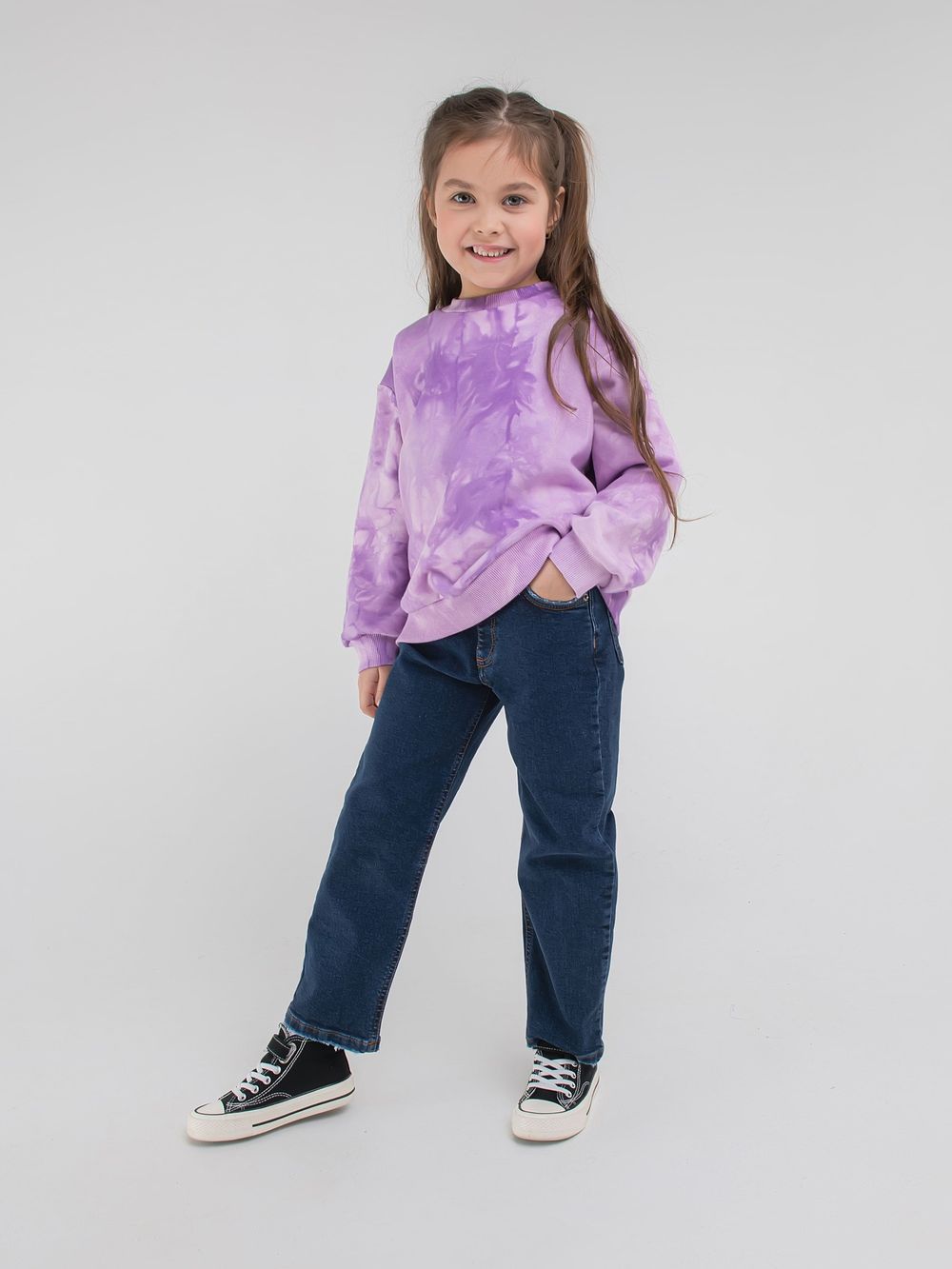 Джинсы прямые "Синие"