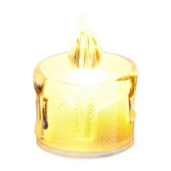 GAEM Изделие декоративное "Свеча" (подсветка, 3xLR54) (блок 24шт), L3,5 W3,5 H5 см