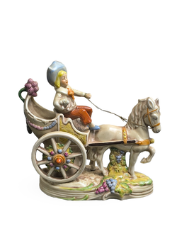 Фарфоровая статуэтка "Повозка" Grafenthal