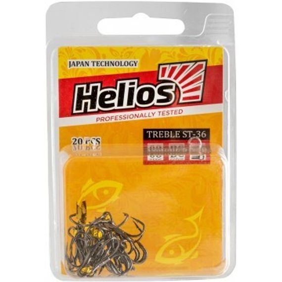 Крючок тройной ST-36 №8 цвет BC (20шт) Helios (HS-ST-36-8)