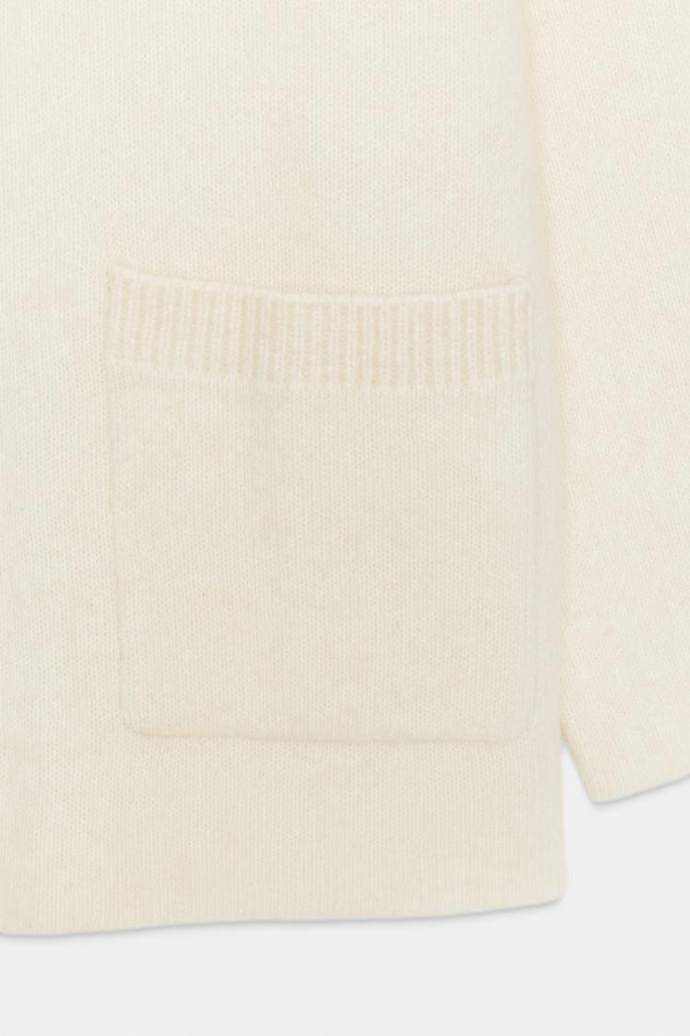 ZARА КАРДИГАН С V-ОБРАЗНЫМ ВЫРЕЗОМ, ЭКРЮ