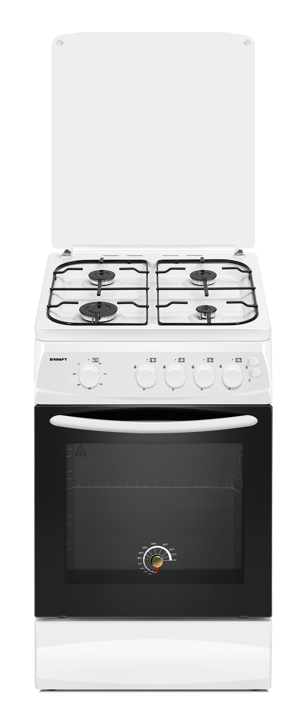 Плита газовая KRAFT KF-FSK5407AGW