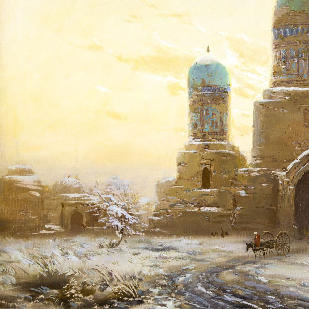 Картина «Снег в Бухаре»
