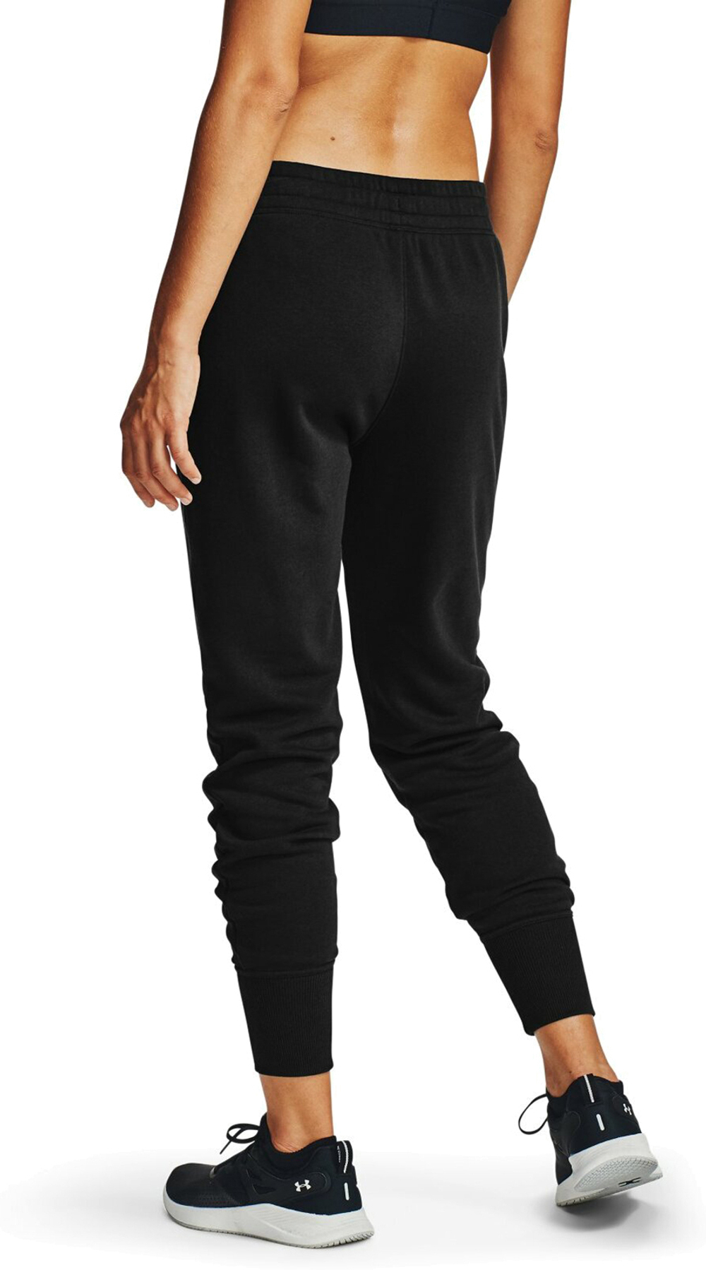 Брюки женские спортивные Under Armour Rival Fleece Joggers-BLK