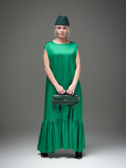 Платье /платье нижнее /изумруд