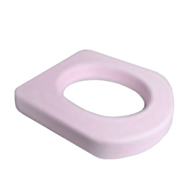 Сиденье для унитаза пенопласт, розовое, РП-0001