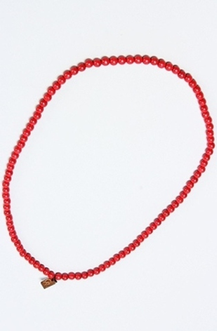 Деревянные бусы красные Good Wood NYC