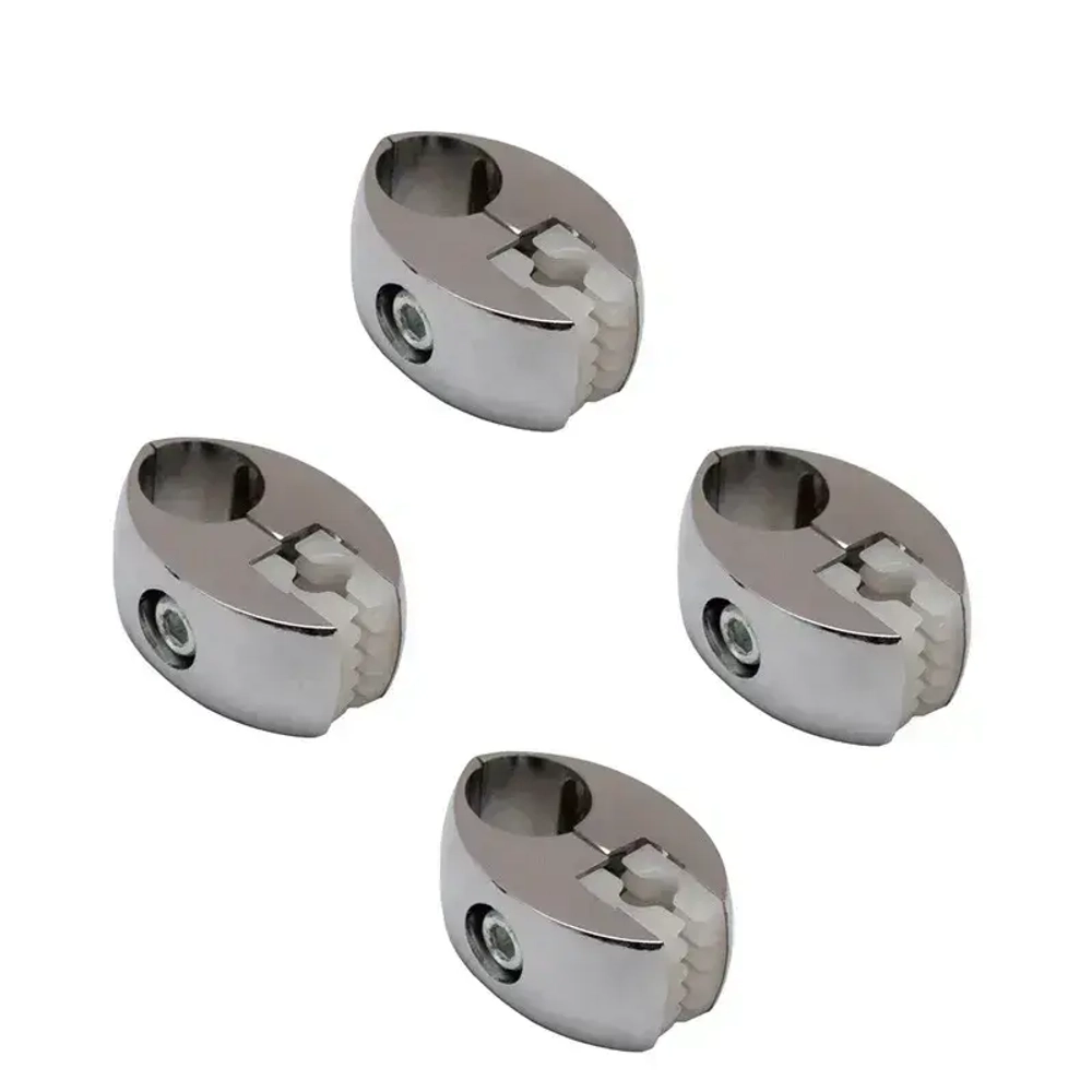 Держатель стекла или полок для труб 25мм Joker R7 хром 4 шт