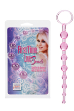 Анальная цепочка First Time Love Beads (Цвет: розовый)