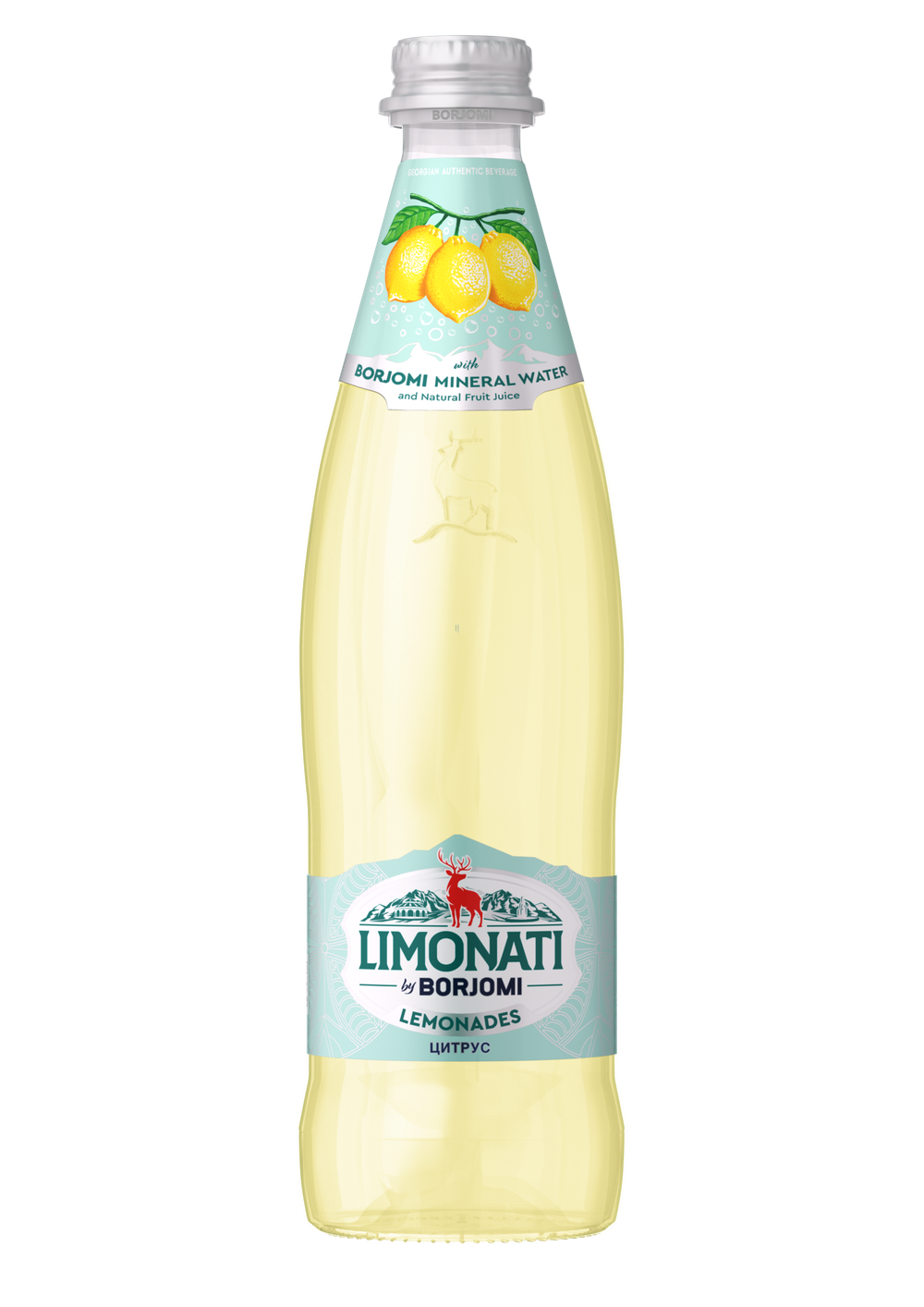 Грузинский Лимонад Limonati by Borjomi Цитрус 0,5 л