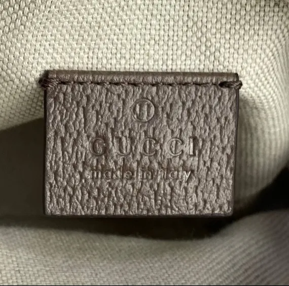 Мини-сумка Gucci Ophidia коричневый