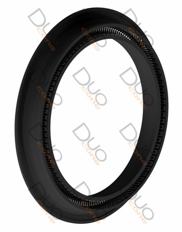 Штоковое уплотнение УШ-37-2 (35x49x57/9.5) Ф4УВ25+стал.пружина