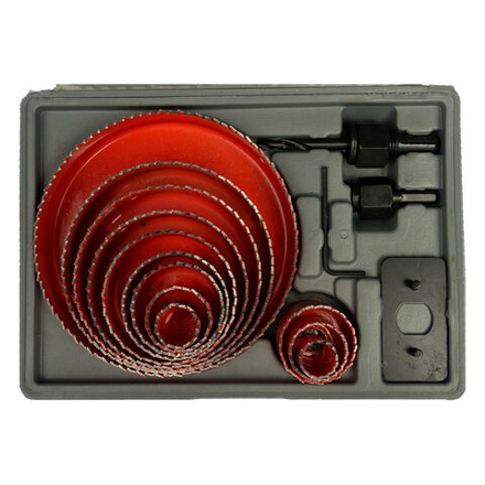 Коронка по дереву набор 16 предметов