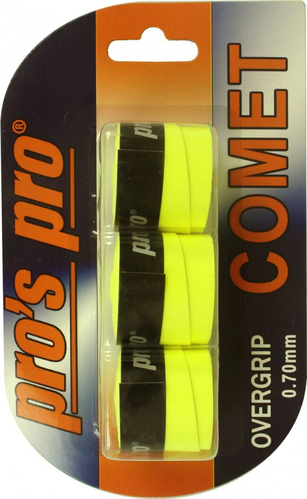 Намотки теннисные Pro's Pro Comet 3P - lime