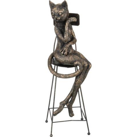 ФИГУРКА "КОШКА" 8*10*29 СМ. СЕРИЯ "BRONZE CLASSIC" (КОР=16ШТ.)