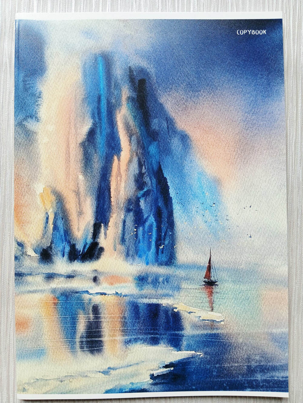 Тетрадь 64 листа А4. "Северное Сияние", общая, в клетку. Формат А4 (296*203 мм). Арт.120036. Без полей. Комплект 3 шт.