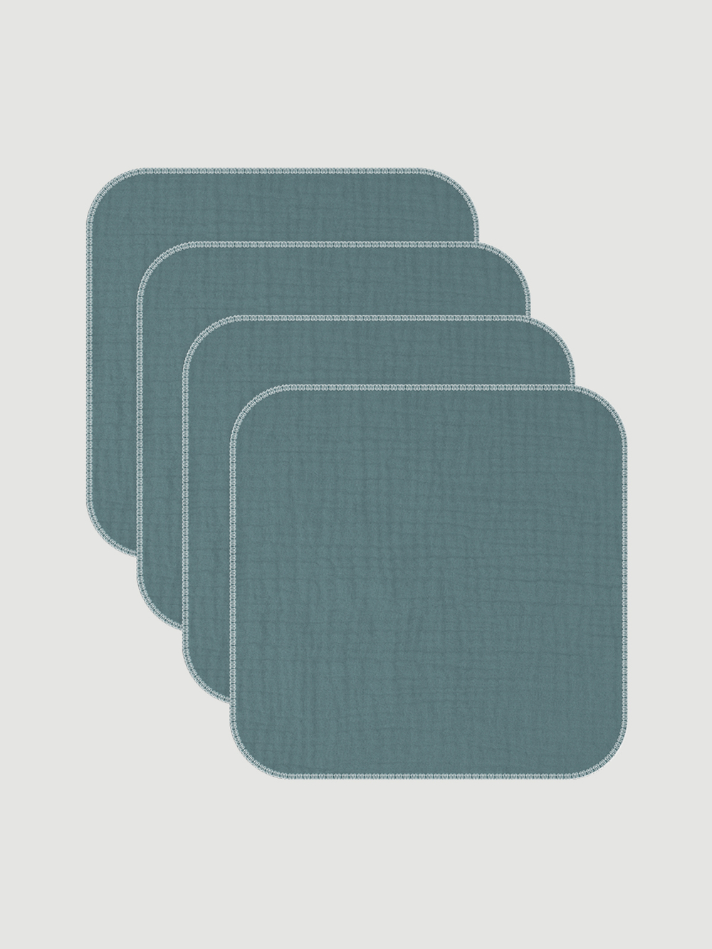 Сет из 4х муслиновых салфеток Mjölk Island Sea