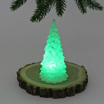 Сувенир с подсветкой «Волшебная красавица» 12 см, Белый (работает от батареек LR44*3)