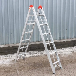 Лестница складная алюминиевая, 6 ступенек Forsage F-TL603-6