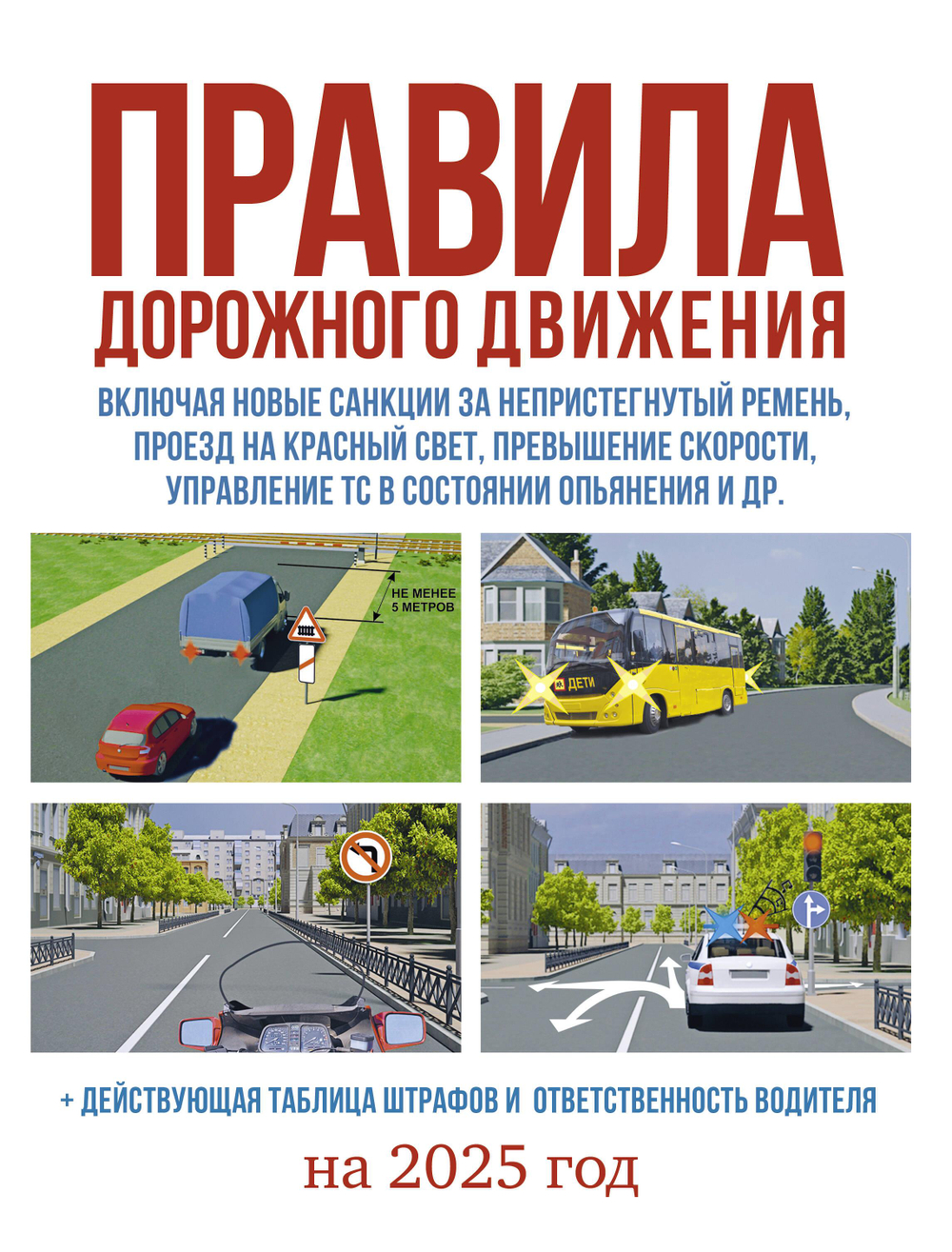 Правила дорожного движения на 2025 год. Действующая таблица штрафов и ответственность водителя