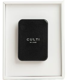 Диффузор для авто в корпусе из кожи (черный) Aramara, Culti Milano