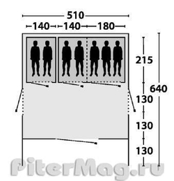 Палатка Outwell Wolf Lake 7 [110182]