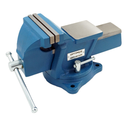 OPT-BV125 Профессиональные слесарные тиски поворотные с наковальней 125 мм