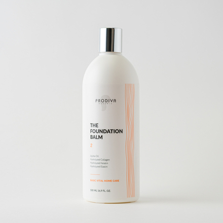 Prodiva, профессиональный базовый бальзам для домашнего ухода the FOUNDATION BALM, 500 мл