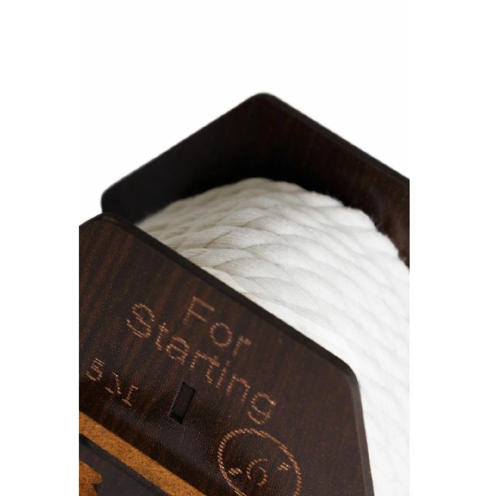 Хлопковая белая веревка для шибари на катушке 5 м