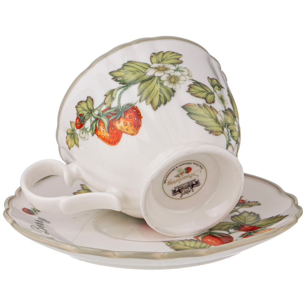 ЧАЙНЫЙ СЕРВИЗ LEFARD "STRAWBERRY" НА 6 ПЕР. 14 ПР. 750/400/270(КОР=2НАБ.)