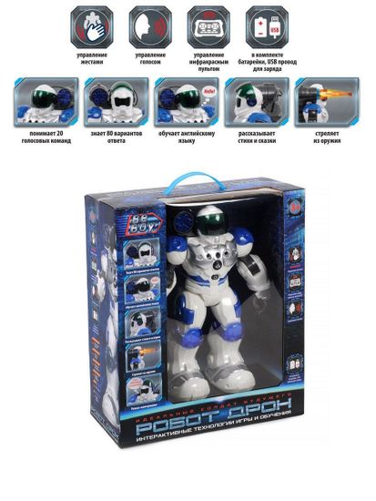 ИНТЕРАКТИВНЫЙ РОБОТ ДРОН BEBOY IT103836 НА ГОЛОСОВОМ УПРАВЛЕНИИ