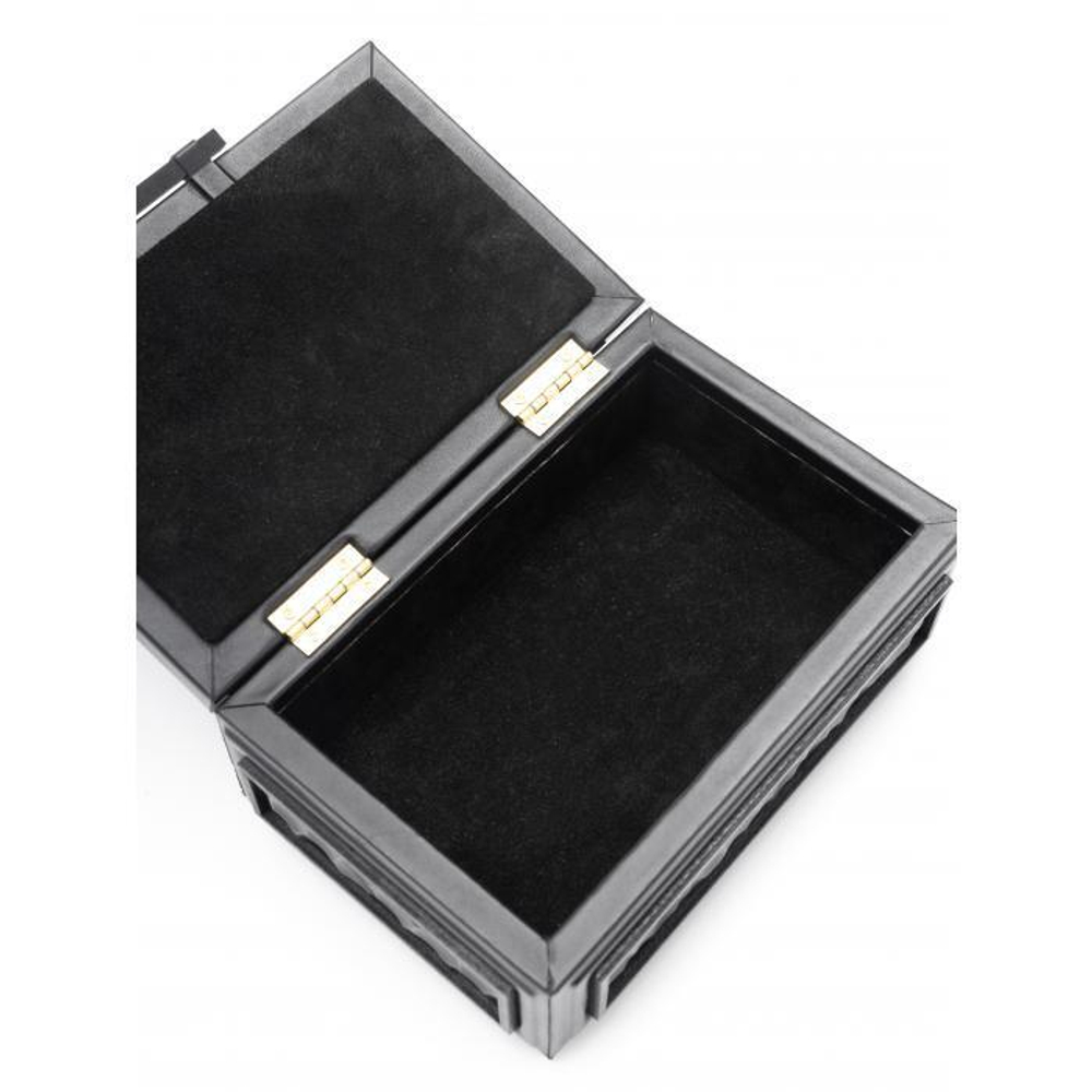 Шкатулка прямоугольная «Turtle». Цвет черный