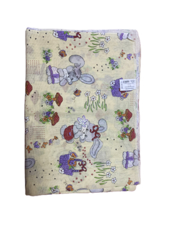 Пеленка из бязи (100% хлопок) размер 75/110 см расцветки в ассортименте