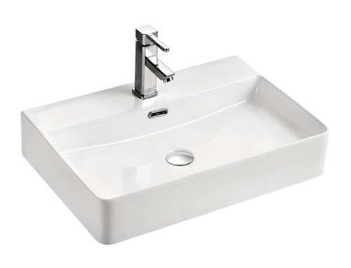 Раковина накладная ROVENO PC-006 (60*42*14) белая PC-006