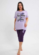 Пижама х/б бриджи+футболка УБФ00019