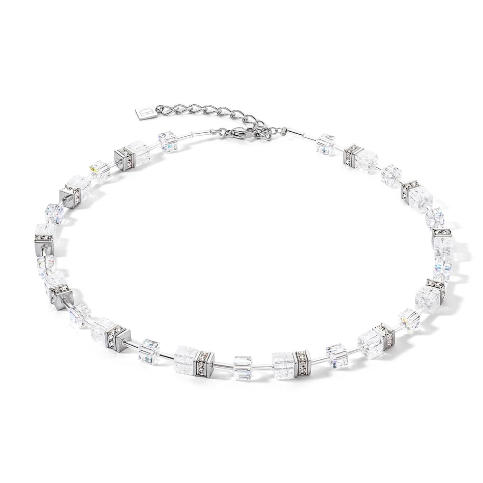 Колье Coeur de Lion White-Silver 3018/10-1417