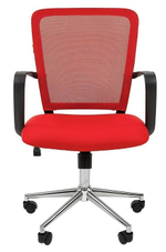 Офисное кресло CHAIRMAN 698 хром, ткань TW/сетчатый акрил