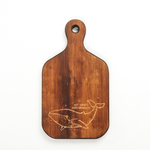 Доска разделочная из древесины сибирского кедра с гравировкой "Нет ничего невозможного". RD76