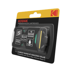 Сменные кассеты для бритья Kodak Premium Razor 5 лезвий 4 штуки | Kodak